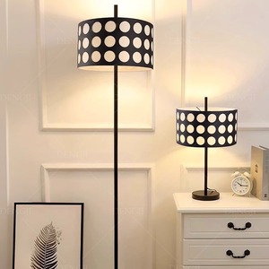 Polka Dot Minimalist Floor <b>Lamp</b> Led Light Source <b>Switch</b> Control Home Living Room Bedroom Ambient Lighting - Product Image 1