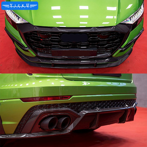 Kit de carrosserie en Fiber de carbone YICKU haut de gamme ABT pour Audi RSQ8 roue à lèvre avant sourcil diffuseur arrière Tuyere aile supérieure ABT RSQ8 BodyKit - Product Image 4