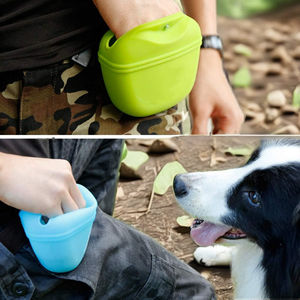 Bolsa de Silicona Portátil para Premios de Perros, Ligera, para Entrenamiento de Mascotas, Tamaño Personalizado, Bolsillo para Comida y Snacks de Plástico Sostenible - Product Image 4