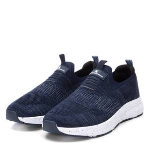 Xti Chaussure décontractée en maille bleue pour homme, modèle 142493, à talon bas, coupe confortable - Product Image 4