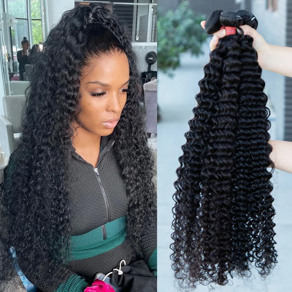 raw indian hair vendor 10a grade deep curly human hair bundles raw virgin cuticle aligned hair weaves and wigs bundles