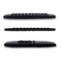 Keyboard Mouse Air Fly, 2.4Ghz nirkabel ringan dapat diisi ulang Keyboard Universal Remote Control untuk TV Android TV pintar