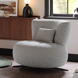 Sofá Moderno de Tela, Sillón Individual, Silla de Diseño Acolchada, Asiento Tapizado Suave para Sala de Estar o Dormitorio - Product Image 2