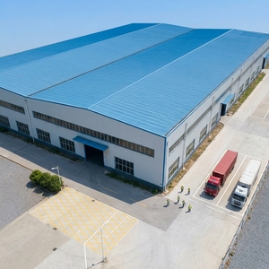 Entrepôt industriel préfabriqué en acier galvanisé à faible coût Fiji 100x50m, bâtiment de fabrication en acier pour usine de <span class=keywords><strong>ligne</strong></span> d'assemblage - Product Image 6