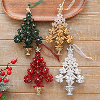 Décoration de Noël Moderne en Forme de Pendentif Arbre de Noël en Pétales, Haute Qualité, Populaire et Durable, Vente en Gros