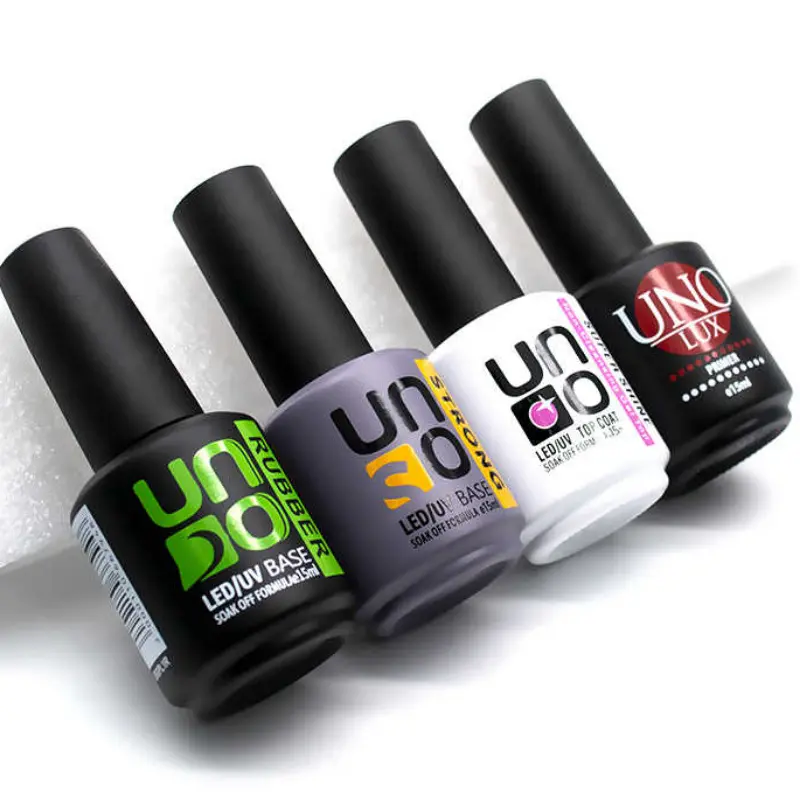 Neue Produkte UNO Nagel lieferant Private Label UV LED Gel politur Farbe Nagellack bunten Gel Nagellack einweichen