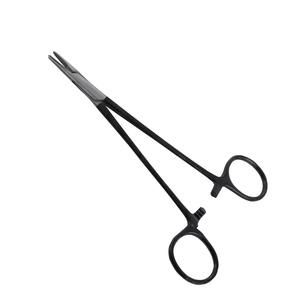 Pinza Hemostática Quirúrgica Manual de Acero Inoxidable de 14/16/18 cm, Portaagujas Médico-Dental, Recta/Curva, Herramienta Quirúrgica con Certificación CE - Product Image 6