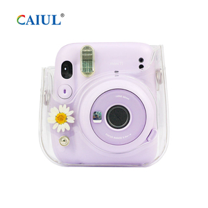 Étui transparent en plastique pour appareil photo instantané Fujifilm <span class=keywords><strong>Instax</strong></span> <span class=keywords><strong>Mini</strong></span> <span class=keywords><strong>11</strong></span> avec fleurs séchées pressées, motif marguerite, sac <span class=keywords><strong>Instax</strong></span> <span class=keywords><strong>Mini</strong></span> - Product Image 5