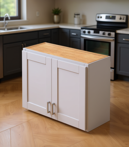 Mobile da Cucina Bianco Stile Shaker Sunique Sydney in MDF, Design Moderno 33x24 Pollici - Product Image 2