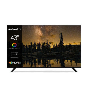 Smart <span class=keywords><strong>TV</strong></span> Android 43 50 55 65 "avec logo personnalisé Téléviseur 4K de 43 <span class=keywords><strong>pouces</strong></span> pas cher et <span class=keywords><strong>meilleur</strong></span> Téléviseur intelligent de 43 <span class=keywords><strong>pouces</strong></span> - Product Image 1