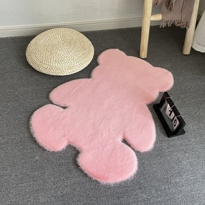 <span class=keywords><strong>Tapis</strong></span> moelleux en forme d'ours mignon, <span class=keywords><strong>tapis</strong></span> en peluche doux pour la chambre des enfants, le salon et la chambre à coucher, <span class=keywords><strong>tapis</strong></span> en fourrure décoratif multicolore - Product Image 4