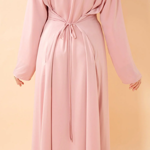 Vestido de Capa Luxuoso Personalizado Fabricante Dubai Turquia Omã Última Moda Modesta Elegante Kimono Abaya para Mulheres - Product Image 3