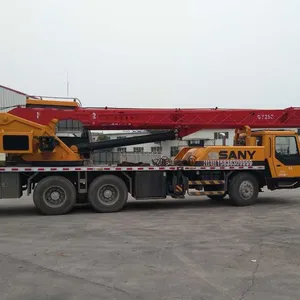 China Top Marke gebrauchter Sany 25-Tonnen-Lkw-Kran STC250 mobiler Kran günstiger und ausgezeichneter Kran zum Verkauf in Shanghai