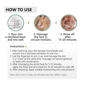 Cocok untuk digunakan di Salon kecantikan Spas klinik estetik SEMPURNA UNTUK di rumah <span class=keywords><strong>DIY</strong></span> perawatan wajah bubuk spons air tawar alami - Product Image 5