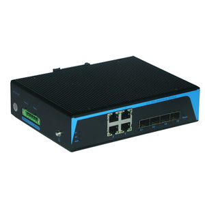 พอร์ตออปติคอล SFP 10G จำนวน 4 พอร์ต และพอร์ตไฟฟ้าแบบปรับได้ Base-T 10M/100M/1000M/2500M จำนวน 4 พอร์ต สวิตช์เกรดอุตสาหกรรม สวิตช์ 2.5gb - Product Image 4