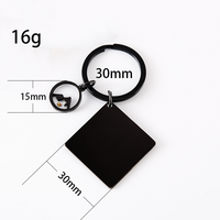 Ywyougang Porte-clés vintage tendance en acier inoxydable, 4 couleurs, avec mini cœur gravé au laser et breloque grain de moutarde, cadeau
