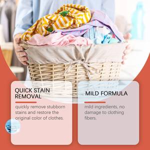 JAYSUING Agent <span class=keywords><strong>de</strong></span> lavage à l'oxygène réactif pour vêtements, nettoyant en profondeur, parfum longue durée, nettoyage doux, formule au sel explosif - Product Image 3