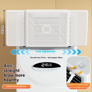 Novo Defletor de Vento Retrátil para Ar Condicionado Vertical, Modelo Quadrado, Tipo Moon Baby Shield, Evita Sopros, Decoração Doméstica - Product Image 6