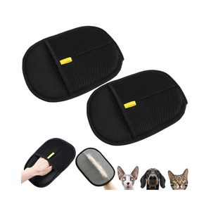 Gant de toilettage pour chat Xuan Hong, brosse ronde en polyester pour chats à poils courts, élimination des peluches et des poils statiques - Product Image 2