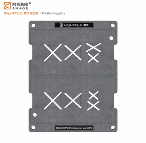 Amaoe mbga แท่นปลูกดีบุกแม่เหล็กสำหรับ <span class=keywords><strong>iPhone</strong></span> 7G-16Pro <span class=keywords><strong>MAX</strong></span> ฮาร์ดดิสก์ซ่อมแซมแผ่นโลหะขูดลายฉลุเครื่องมือด้วยมือ BGA - Product Image 5