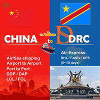 Transport aérien économique DDP de la Chine vers la République démocratique du Congo, porte-à-porte, FCL LCL, Guangzhou vers la RDC, Express
