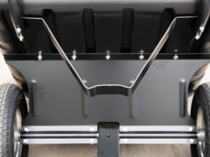 Chariot de jardin avec benne basculante à dégagement rapide, remorque pour VTT/UTV, bac de chargement en plastique, <span class=keywords><strong>brouette</strong></span> de chantier - Product Image 3