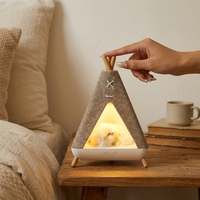 Lampe de nuit LED décorative pour chambre à coucher, ambiance moderne et créative, à intensité variable, pour dormir, décoration mignonne