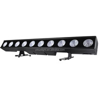 Barre de projecteur LED étanche 10x50W pour extérieur, faisceau lumineux, stroboscope, projecteur mural, couleurs froides et chaudes 2-en-1, indice de protection IP65