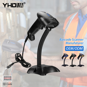 YHD-1100L + Máy Quét Mã Vạch <span class=keywords><strong>USB</strong></span> rảnh tay với chân đế có thể điều chỉnh 1D quét liên tục cho các cửa hàng POS và siêu thị trong kho - Product Image 1