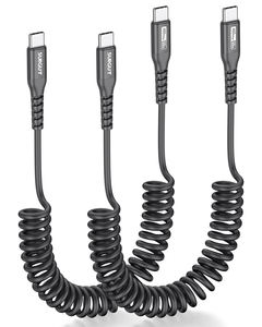 Cable de Datos Retráctil de Aluminio SUNGUY Tipo-C de 60W 3A con Carga Rápida para Teléfono, Laptop, Banco de Energía, Auto, con Logotipo Personalizado, Ecológico - Product Image 1