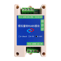 Conversión RS485 a 4-20mA 0-5V 0-10V Módulo de transformación 2 4 canales Modbus RTU RS485 a módulos convertidores industriales analógicos