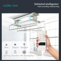 Smart Life Séchoir à linge électrique multifonctionnel Cintre chauffant Airer Télécommande Plafond Produit domestique chauffant