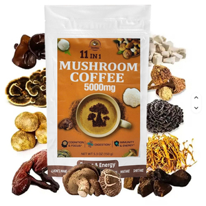OEM Service Private Label fungo organico caffè criniera di leone con probiotico 11 in 1 fungo caffè massimizzare la vostra <span class=keywords><strong>salute</strong></span> - Product Image 1