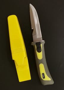 <span class=keywords><strong>Couteau</strong></span> <span class=keywords><strong>de</strong></span> plongée en alliage <span class=keywords><strong>de</strong></span> titane résistant à la rouille avec sangle <span class=keywords><strong>de</strong></span> <span class=keywords><strong>cheville</strong></span> – Outil <span class=keywords><strong>de</strong></span> survie pour opérations sous-marines - Product Image 2