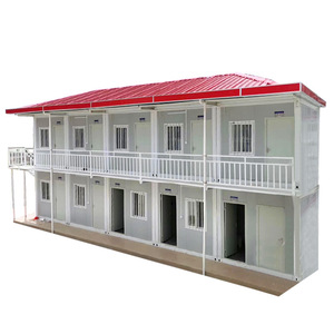บ้านคอนเทนเนอร์ทรงสี่เหลี่ยมผืนผ้าความหนามาตรฐานหอพักสำนักงานสไตล์การออกแบบอุตสาหกรรม - Product Image 4