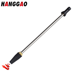Lance de lavage haute pression Hanggao en acier inoxydable 2600Psi avec buse rotative pour nettoyeurs K2 K7 - Product Image 1