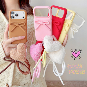 Funda de Silicona con Diseño de Lazo y Correa para Teléfono Móvil, Compatible con iPhone 17/16/15 Pro Max, Protección Anticaídas para Apple 14 13 12 - Product Image 2