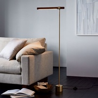 Lampe sur pied LED créative nordique, protection oculaire CRI 60-70, avec télécommande, pour hôtel, salon, chevet et canapé