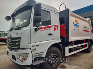 โรงงานผลิต รถบรรทุกขยะ DONGFENG 4X2 รถบดอัดขยะ ราคาโรงงาน - Product Image 6