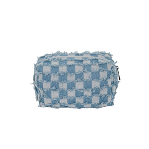 Cổ Điển Cao Bồi Trang Điểm Túi Với Công Suất Lớn Ins Vẻ Đẹp Cao Bàn Cờ Mô Hình Du Lịch Xách Tay Sang Trọng Lưu Trữ Túi - Product Image 3