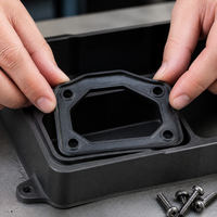 Joint d'étanchéité en silicone pour boîte de jonction en plastique, coussinet d'étanchéité en caoutchouc étanche à l'eau et à la poussière, taille personnalisée