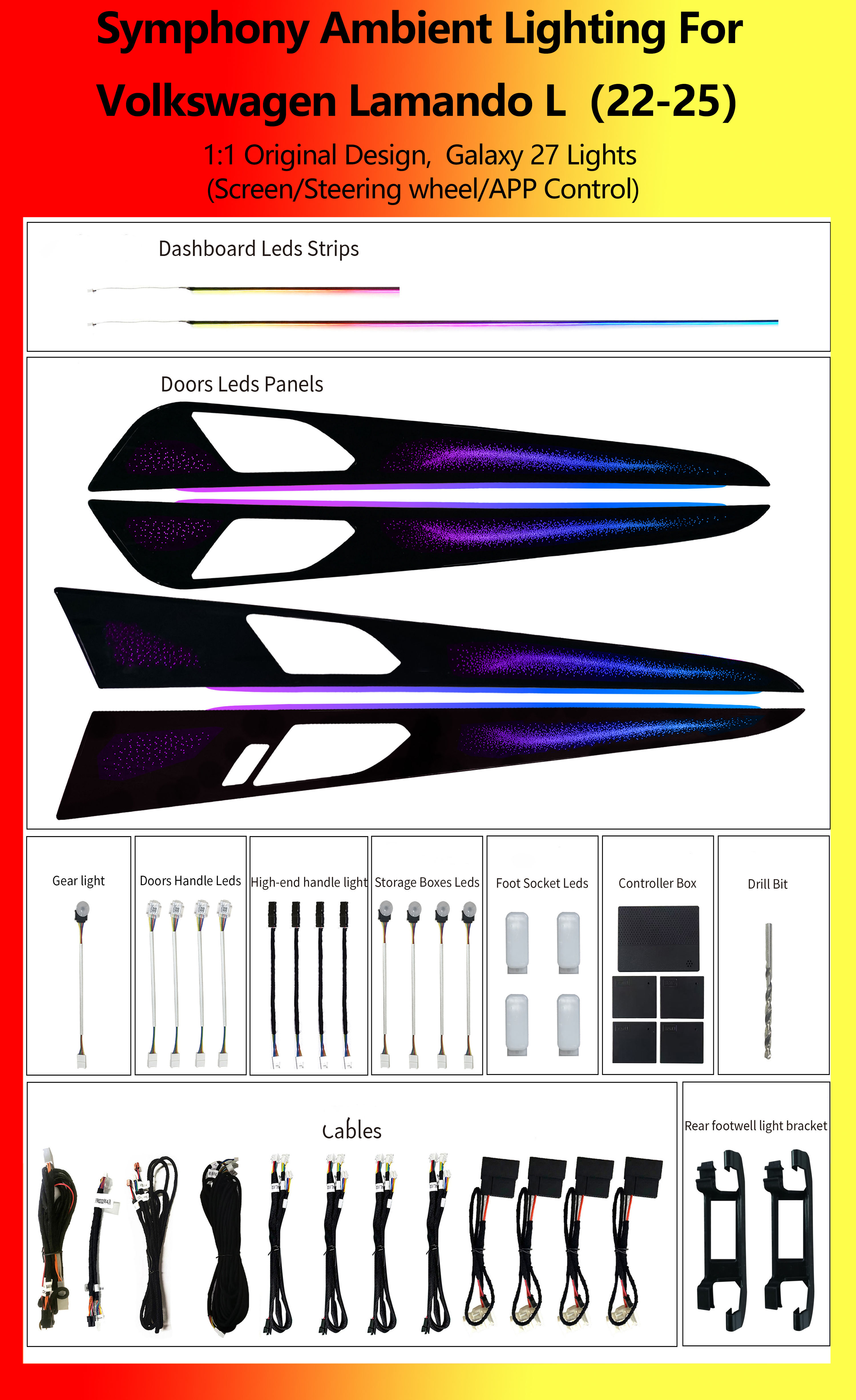 Volkswagen Lamando L Galaxy Symphony 27 Lights