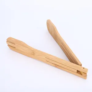 Pinces à barbecue <span class=keywords><strong>en</strong></span> bambou, grandes, de qualité alimentaire, jetables, <span class=keywords><strong>mini</strong></span> pinces magnétiques <span class=keywords><strong>en</strong></span> bambou, pinces à nourriture - Product Image 1