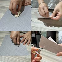 Papier peint PVC texturé moderne Fumeng, ignifuge, imperméable, facile à nettoyer, résistant à l'humidité, texture tissée subtile, pour divertissement