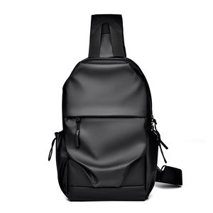 Nuova Borsa a Tracolla in Pelle per <span class=keywords><strong>Ragazzi</strong></span>, Utilizzabile come Marsupio, Capacità 20-36L, Stile Normcore/Minimalista, Grigio Nero Trendy - Product Image 5