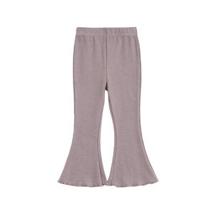 Pantalones acampanados al por mayor para niñas con tallas uniformes y empaque a granel para venta al por menor de marca privada para uso diario - Product Image 1