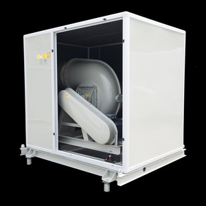 Ventilador industrial Bach de 16 pulgadas con aspas de aleación de aluminio, 2900 rpm, rodamiento de bolas, unidireccional, eléctrico, plateado, fabricado en Alemania - Product Image 2