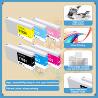 Cartouche d'encre pigmentée Wiseprint compatible T7821 T7822 T7823 T7824 T7825 T7826 pour imprimante Epson SureLab SL D700 Series