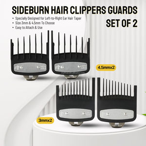 3MM 4.5MM Universal Replacement #1 <span class=keywords><strong>Taper</strong></span> Guides <span class=keywords><strong>Barber</strong></span> Haircut Accessories Guide Peigne Hair Cutting Clipper Guards for Sideburns - Product Image 5