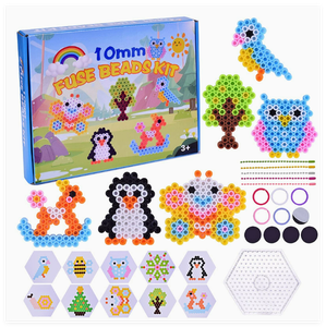 Set di 1000 Perline in PE Fuso da 10mm per <span class=keywords><strong>Puzzle</strong></span> Fai-da-Te, Perline <span class=keywords><strong>XL</strong></span> da 1cm con Stampa a Caldo - Product Image 2